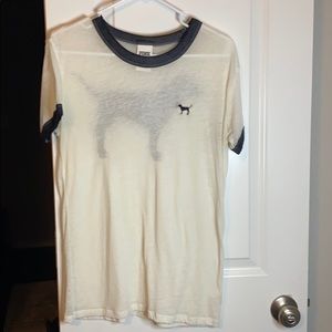Pink loose fitting top